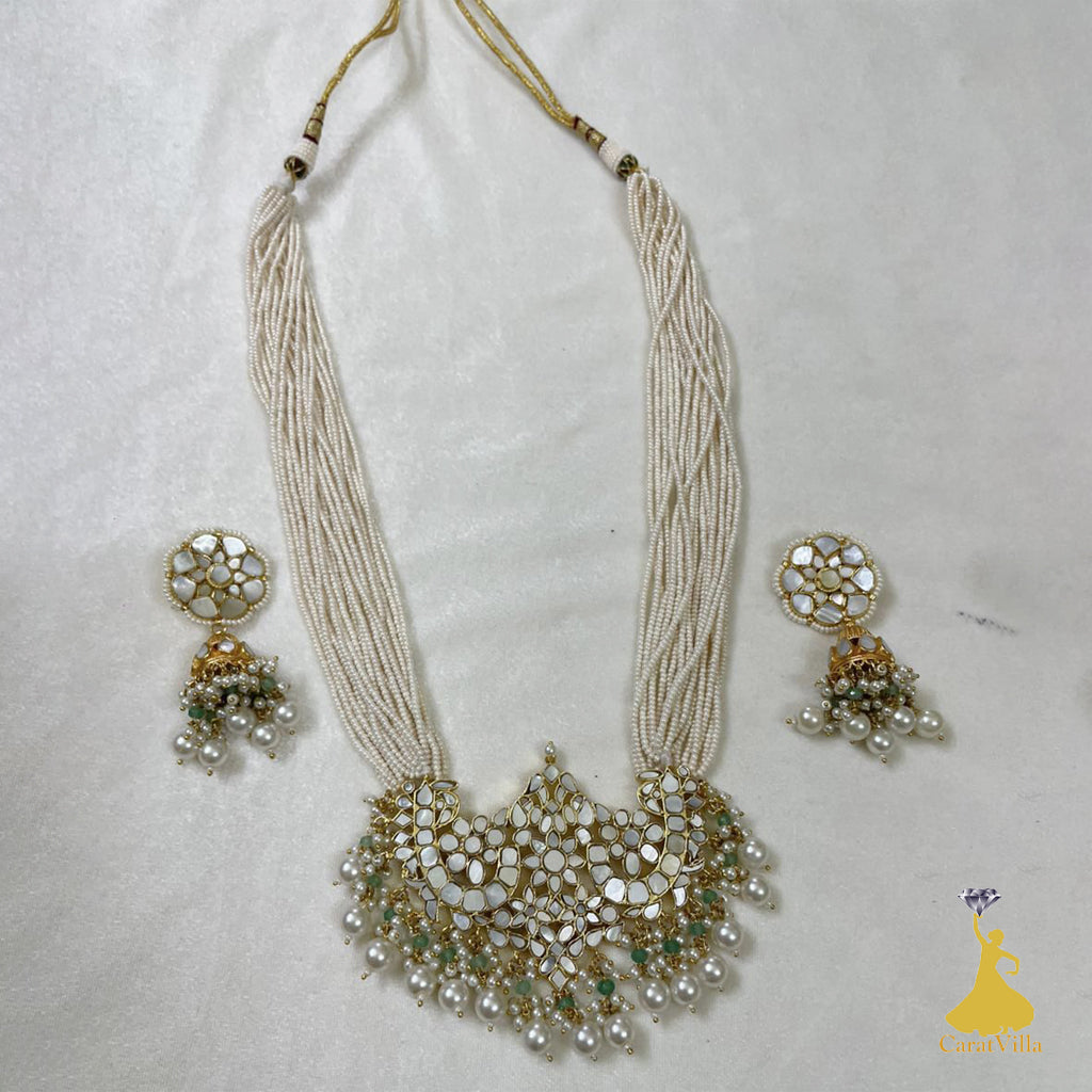 Polki Necklace set Elegant Pearl fine design
